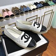 Chanel Espadrilles Shoes White 8733 - 3