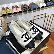 Chanel Espadrilles Shoes White 8733 - 5