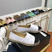 Chanel Espadrilles Shoes White 8734 - 3