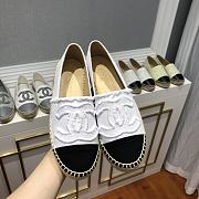 Chanel Espadrilles Shoes White 8734 - 4