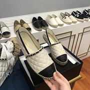 Chanel Espadrilles Shoes White 8735 - 3