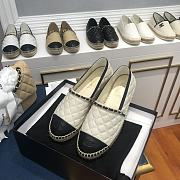 Chanel Espadrilles Shoes White 8735 - 4