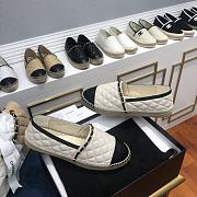 Chanel Espadrilles Shoes White 8735 - 5