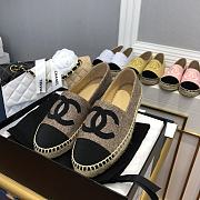 Chanel Espadrilles Shoes Brown 8736 - 2