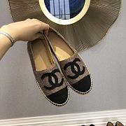Chanel Espadrilles Shoes Brown 8736 - 3