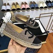 Chanel Espadrilles Shoes Brown 8736 - 4