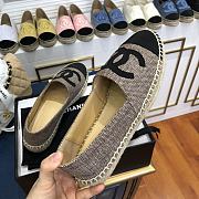 Chanel Espadrilles Shoes Brown 8736 - 6