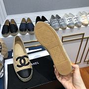 Chanel Espadrilles Shoes Beige 8737 - 3