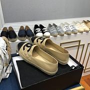 Chanel Espadrilles Shoes Beige 8737 - 5