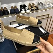 Chanel Espadrilles Shoes Beige 8738 - 3