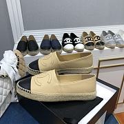 Chanel Espadrilles Shoes Beige 8738 - 2