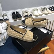 Chanel Espadrilles Shoes Beige 8739 - 3