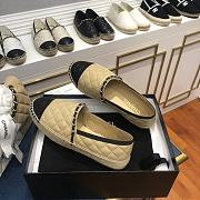 Chanel Espadrilles Shoes Beige 8739 - 5