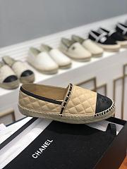 Chanel Espadrilles Shoes Beige 8739 - 6