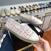 Chanel Espadrilles Shoes Pink 8740 - 3