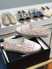 Chanel Espadrilles Shoes Pink 8740 - 2