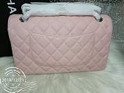 Chanel Flap Bag Caviar Pink Silver 25cm - 2
