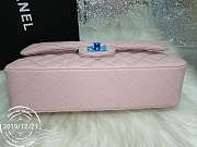 Chanel Flap Bag Caviar Pink Silver 25cm - 3