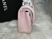 Chanel Flap Bag Caviar Pink Silver 25cm - 5