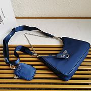 Prada Re-Edition 2005 Re-Nylon Bag Navy Blue 1BH204 - 6