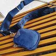 Prada Re-Edition 2005 Re-Nylon Bag Navy Blue 1BH204 - 3