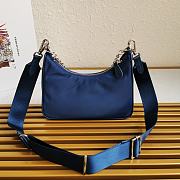 Prada Re-Edition 2005 Re-Nylon Bag Navy Blue 1BH204 - 2