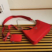 Bagsall Prada Re-Edition 2005 Re-Nylon Bag Red 1BH204 - 5