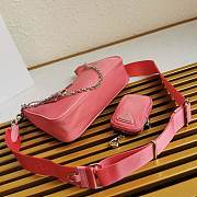 Bagsall Prada Re-Edition 2005 Re-Nylon Bag Pink 1BH204 - 6