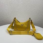 Bagsall Prada Re-Edition 2005 Re-Nylon Bag Yellow 1BH204 - 1