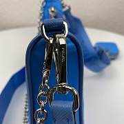Bagsall Prada Re-Edition 2005 Re-Nylon Bag Blue 1BH204 - 6