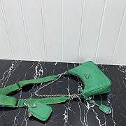 Bagsall Prada Re-Edition 2005 Re-Nylon Bag Green 1BH204 - 5