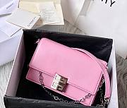 Givenchy Chain Bag 20.5 Pink Silver Buckle - 1