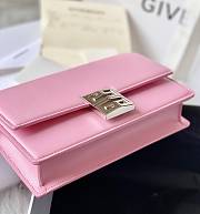 Givenchy Chain Bag 20.5 Pink Silver Buckle - 5