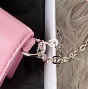 Givenchy Chain Bag 20.5 Pink Silver Buckle - 3