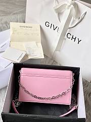 Givenchy Chain Bag 20.5 Pink Silver Buckle - 2