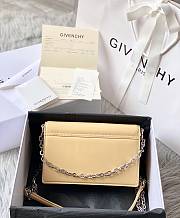 Givenchy Chain Bag 20.5 Beige Silver Buckle - 4