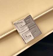 Givenchy Chain Bag 20.5 Beige Silver Buckle - 3