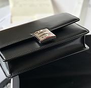 Givenchy Chain Bag 20.5 Black Silver Buckle - 5