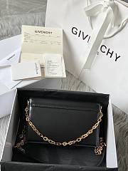 Givenchy Chain Bag 20.5 Black Gold Buckle - 4