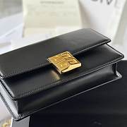 Givenchy Chain Bag 20.5 Black Gold Buckle - 2