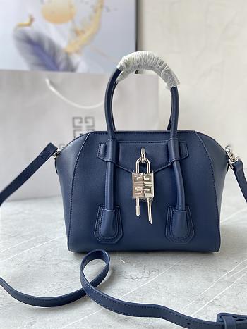 Givenchy Handbag 27 Navy Blue Lambskin