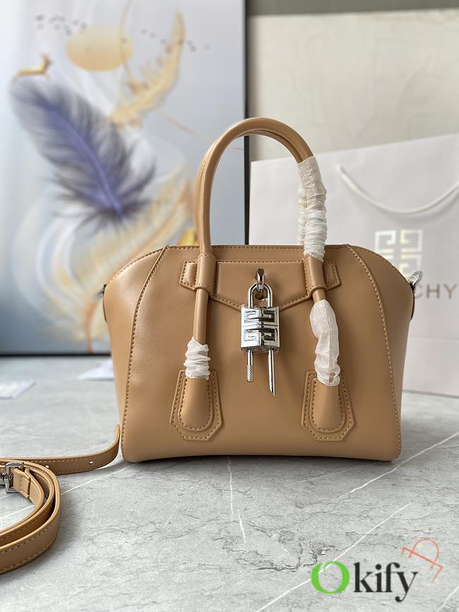 Givenchy Handbag 27 Light Brown Lambskin - 1