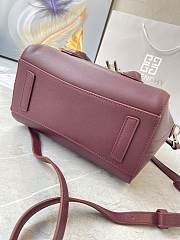 Givenchy Handbag 27 Red Wine Lambskin - 5