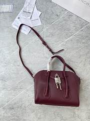 Givenchy Handbag 27 Red Wine Lambskin - 4
