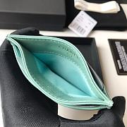 Chanel 19 Card Holder Turquoise 8797 - 2