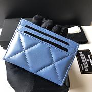 Chanel 19 Card Holder Blue 8796 - 2