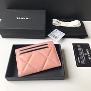 Chanel 19 Card Holder Pink 8799 - 6