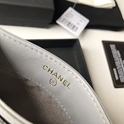 Chanel 19 Card Holder Grey 8800 - 5