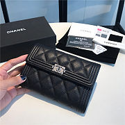 Chanel Wallet Lambskin Gold/Silver Hardware - 4