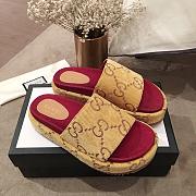 Gucci Angelina Platform Sandals 5cm 6984  - 2
